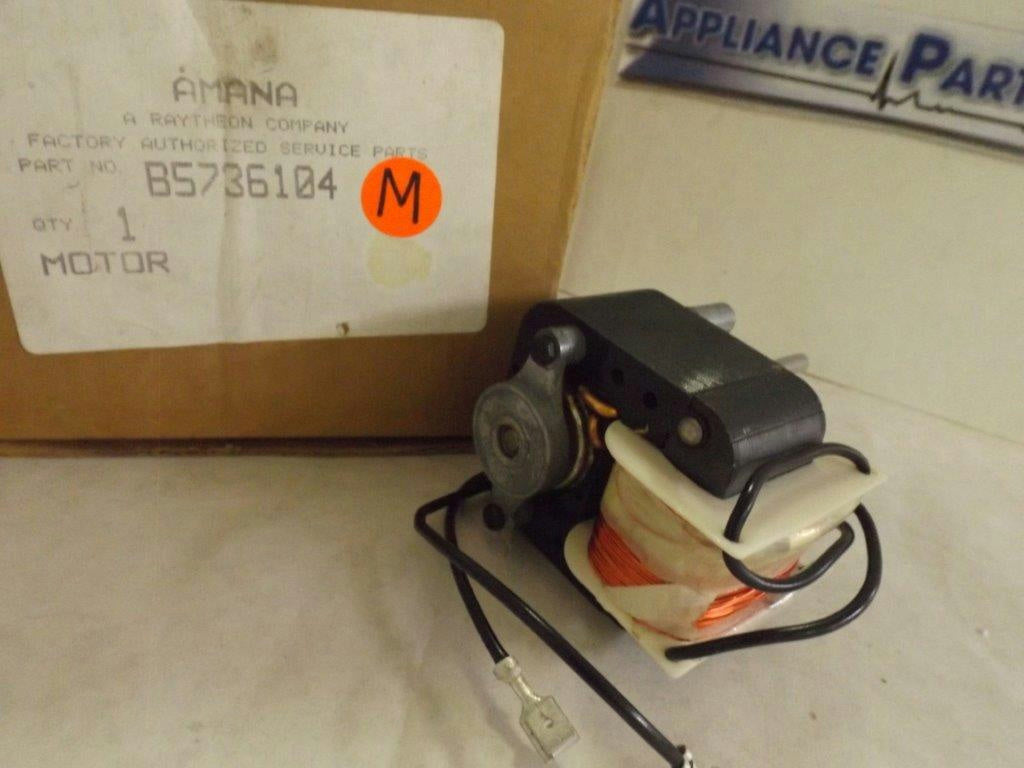 AMANA WHIRLPOOL MICROWAVE B5736104 MOTOR NEW AMANA WHIRLPOOL MICROWAVE B5736104 MOTOR NEW